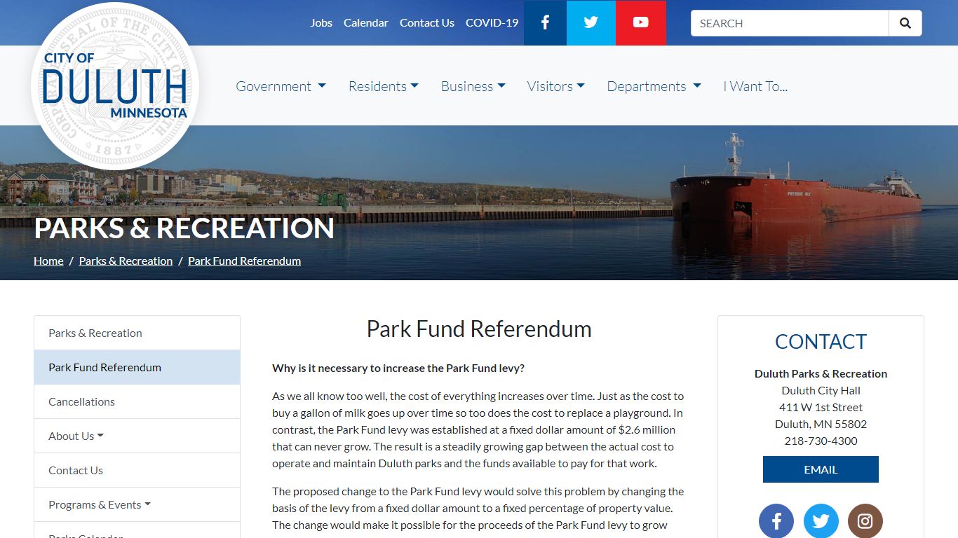 Park Fund Referendum